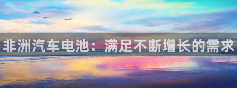 优发国际游戏官方网站：非洲汽车电池：满足不断增长的需求