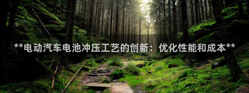 优发国际官方网手机版：**电动汽车电池冲压工艺的创新：优化性能和成本**